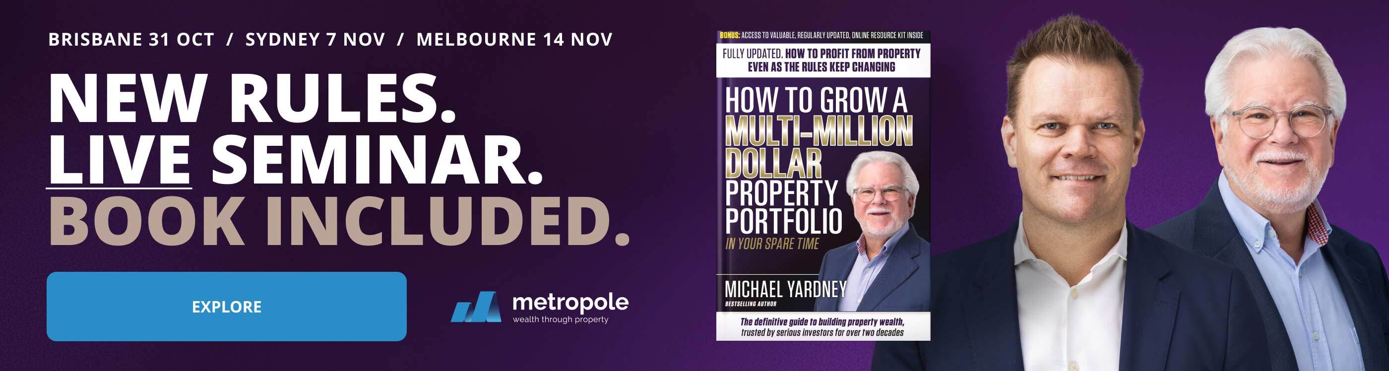 Michael Yardney and Brett Warren event