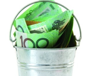 bucket money